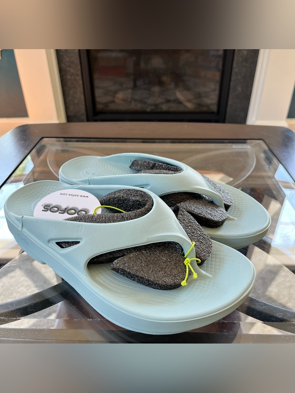 OOFOS OOriginal  Unisex Thong Sandals "Mist" M5 / W7 NEW